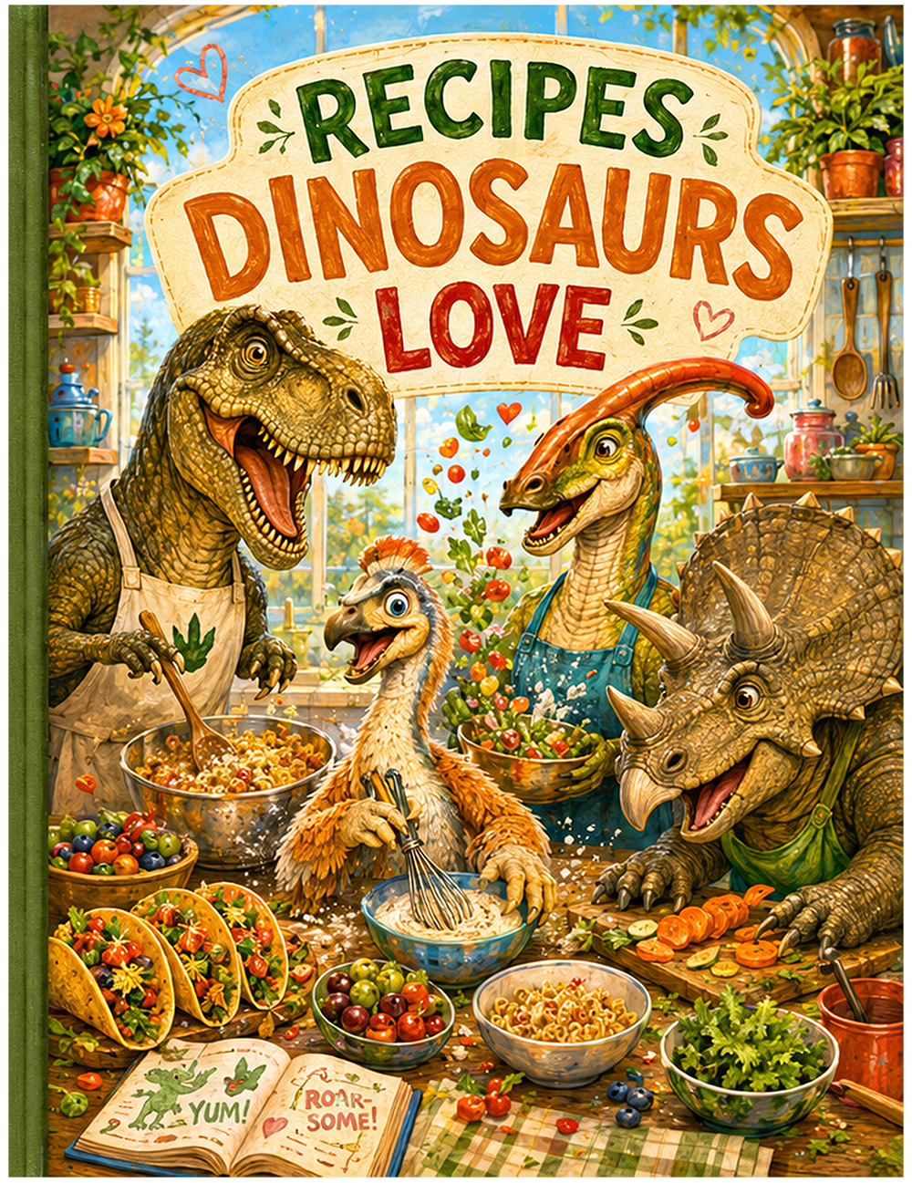 Recipes Dinosaurs Love book cover