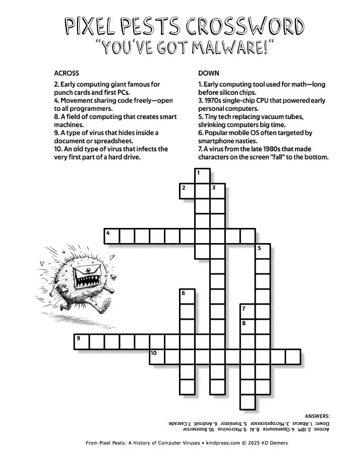 Preview of You've Got Malware crossword