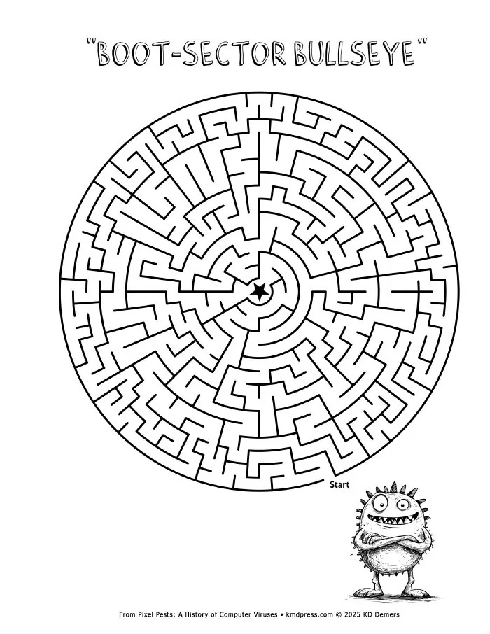 Preview of Boot-Sector Bullseye maze