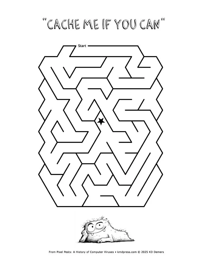 Preview of Cache Me If You Can maze